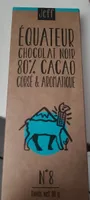 Équateur chocolat noir 80%