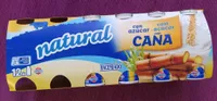 Yogur líquido natural con azúcar de caña