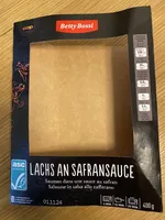 Lachs an Safransauce