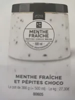 artiste glacier menthe fraiche