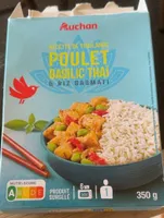 Poulet basilic thai et riz basmati