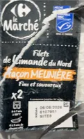Filets de limande du nord facon meuniere