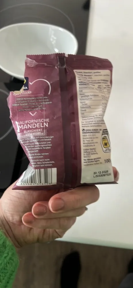 Kalifornische Mandeln blanchiert gestiftet
