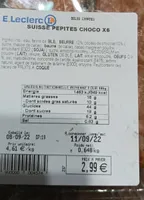 Suisse pépites choco