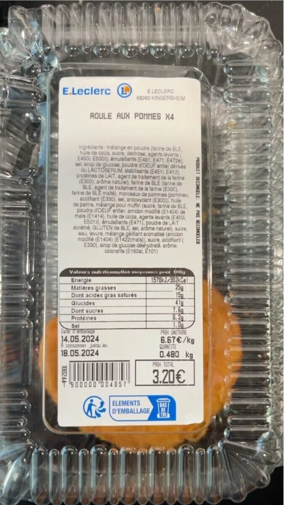 Roulé au pommes
