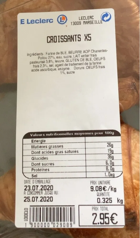 Croissants x5
