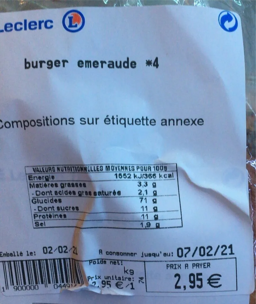 Burger emeraude