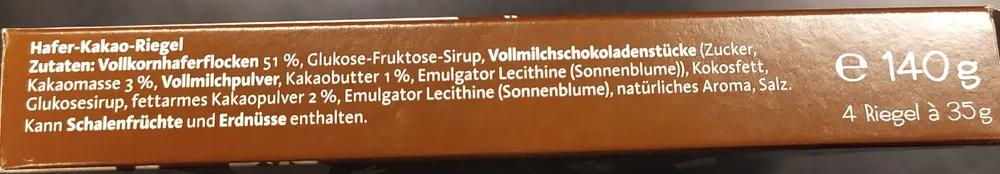 Corny Haferkraft Kakao