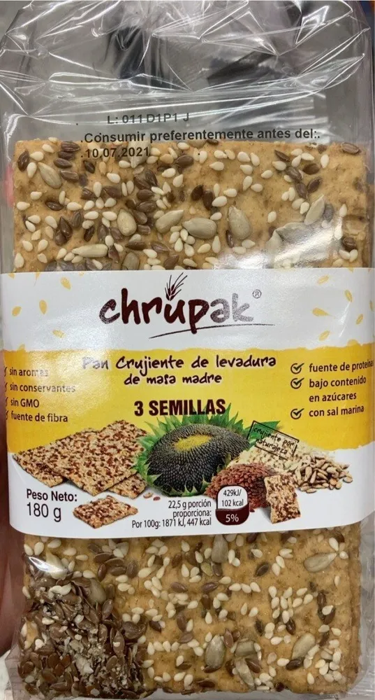 Pan crujiente de levadura de masa madre
