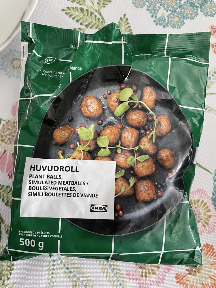 Huvudroll plant based meatball