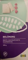 Belöning White Chocolate with Raspberries