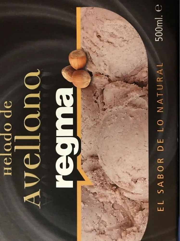 Helado de avellana