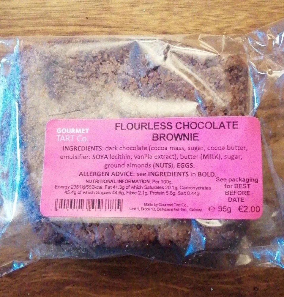 Flourless chocolate brownie