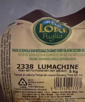 Pâtes de semoule demi-complète de blé dur biologique