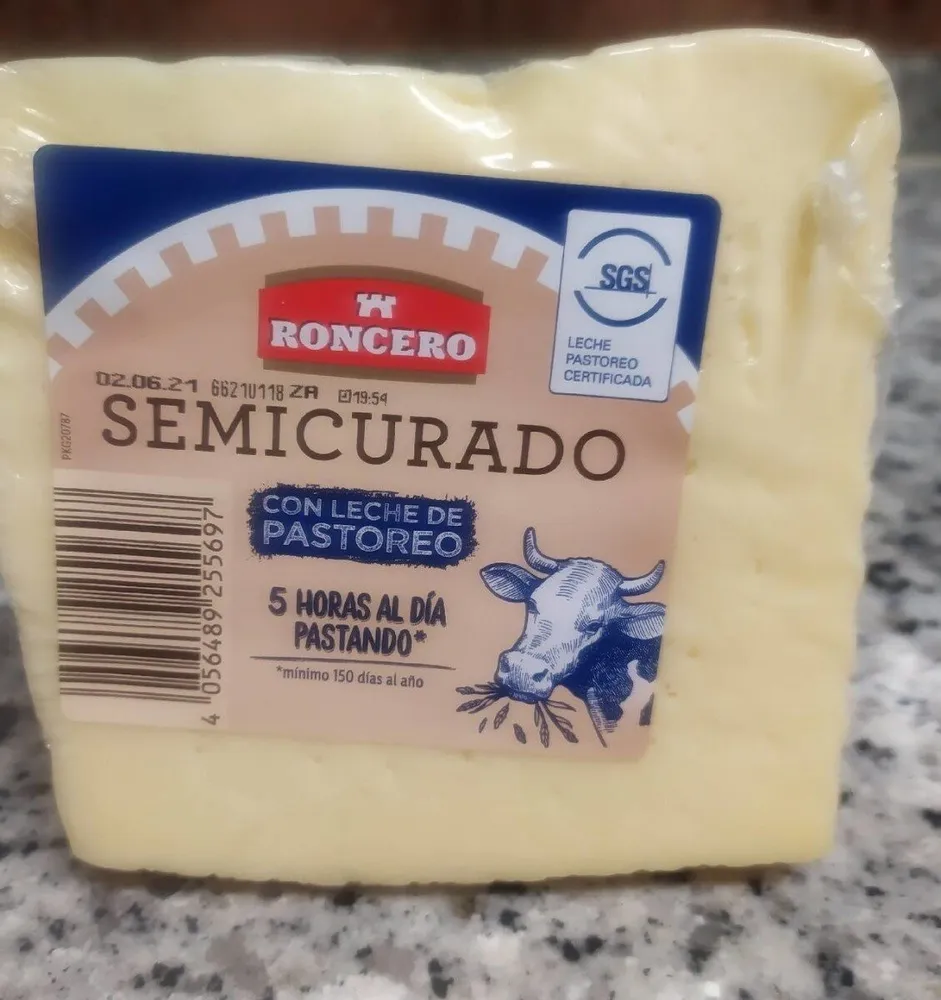 Queso de vaca semicurado