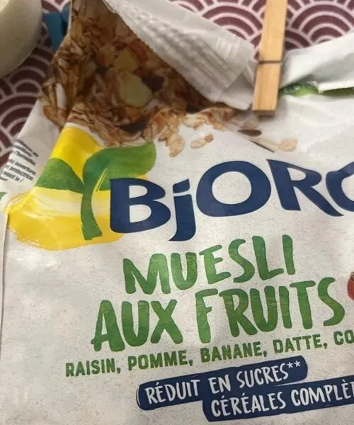Muesli aux fruits