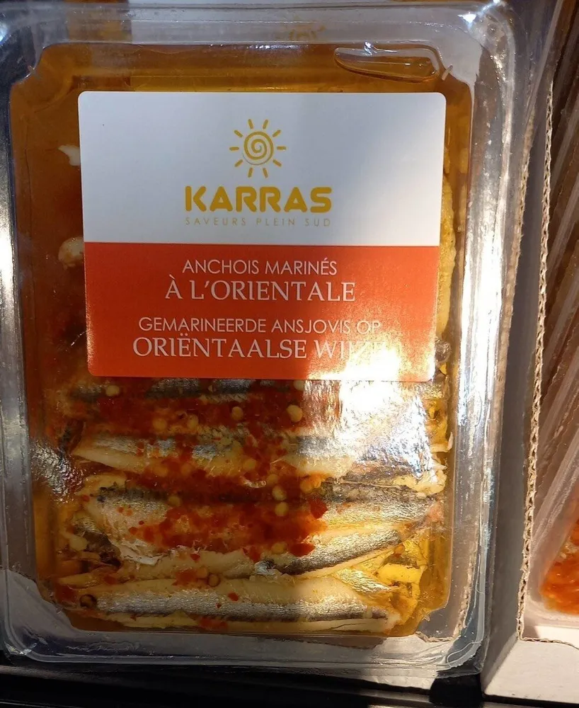 Anchois marinés à l'orientale