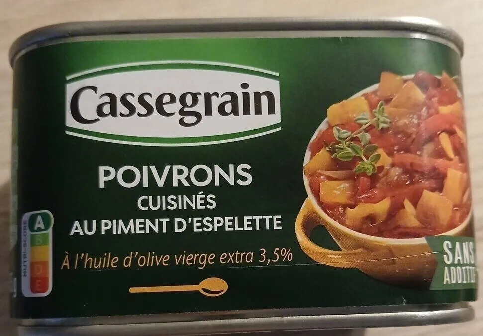 Poivrons cuisinés au piment d'espelette