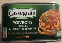 Poivrons cuisinés au piment d'espelette
