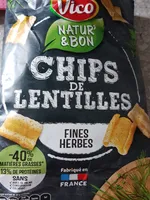 chips de lentilles
