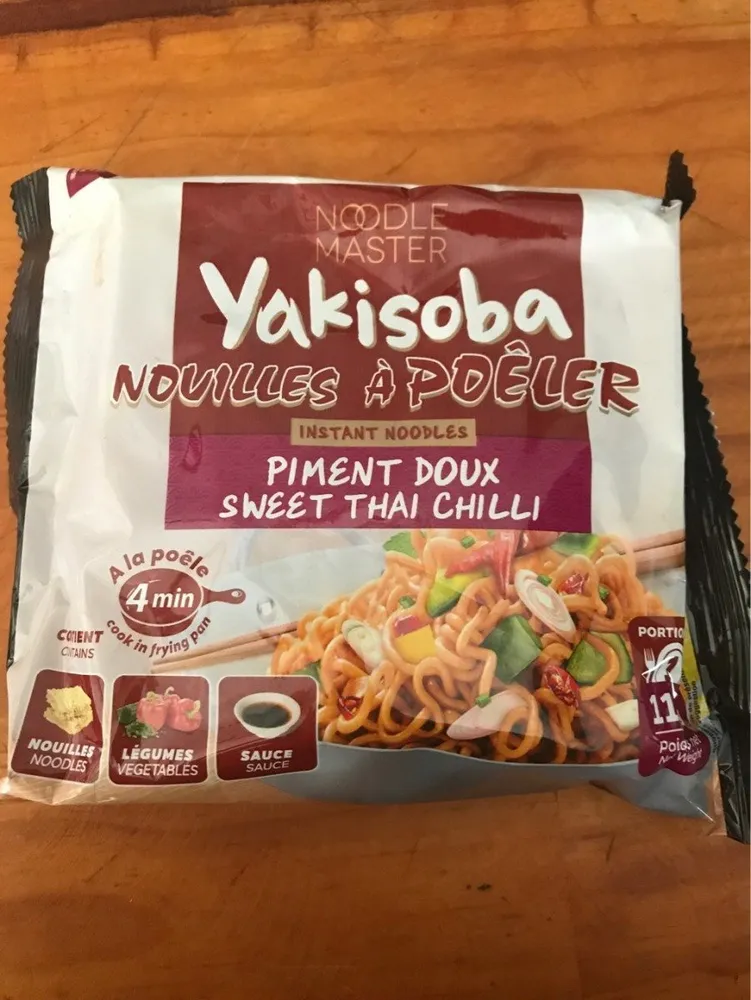 Nouilles à poêler au piment doux