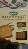 Biscottes à la farine complète