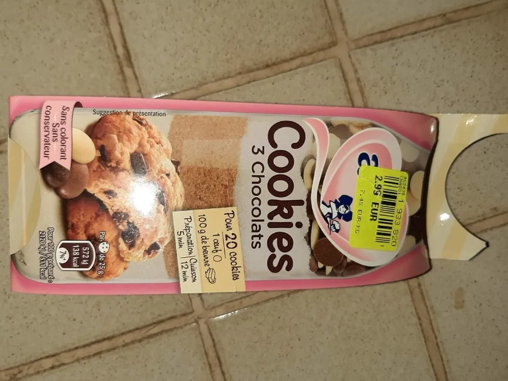 Cookies 3 Chocolats