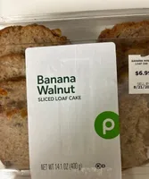 Banana walnut sliced bread