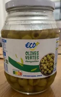 Olives vertes dénoyautées