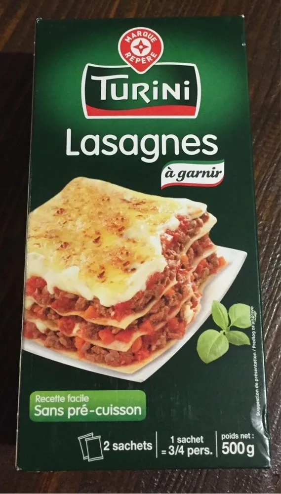 Lasagnes à garnir