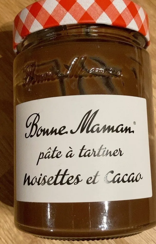 Pâte à tartiner noisettes et cacao
