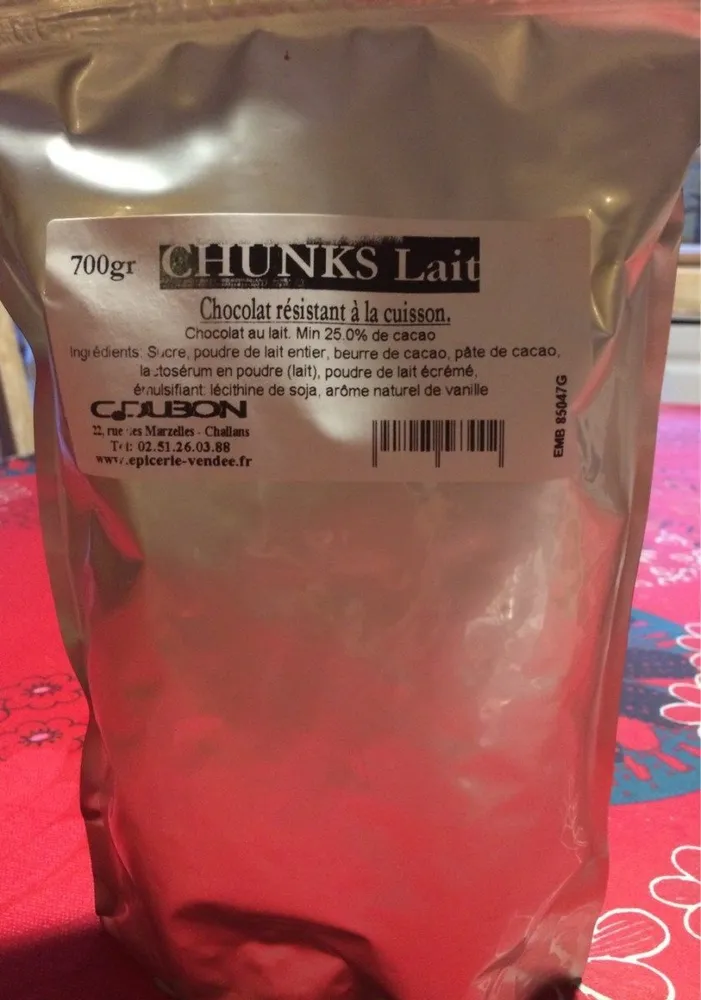 Chunks lait