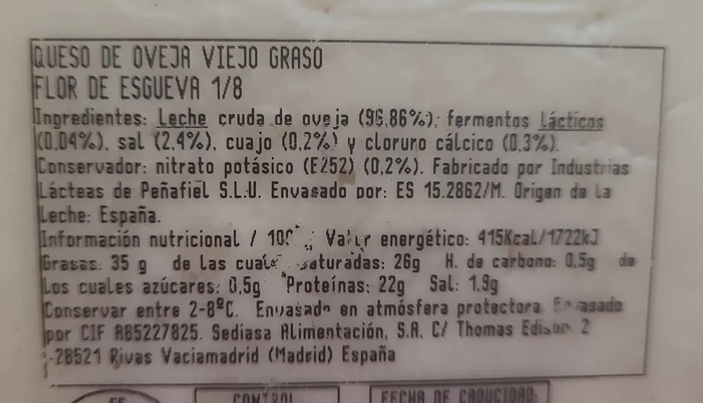 Queso viejo