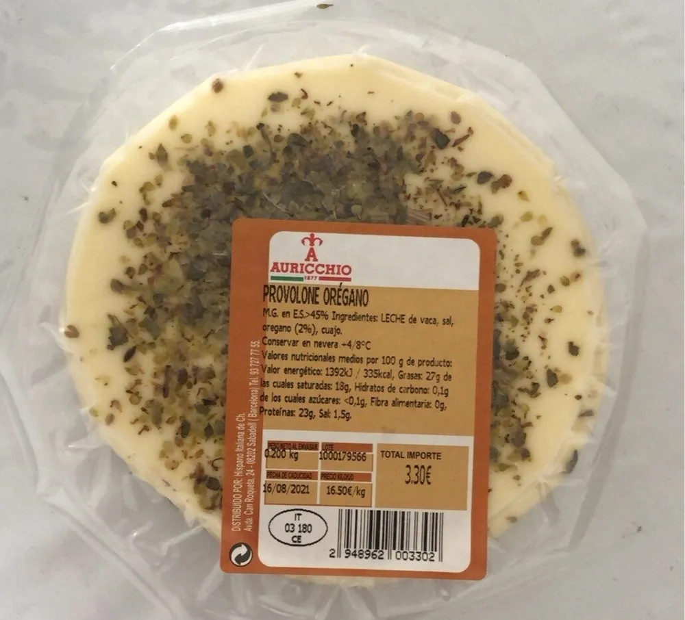 Provolone oregano