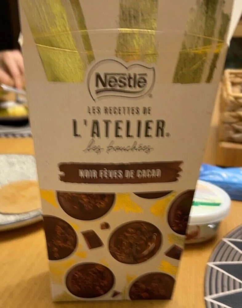 Les recettes de l’atelier bouchées noir fèves de cacao