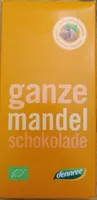 Ganze Mandel Schokolade