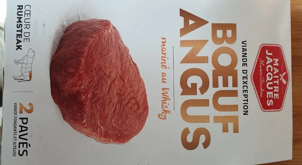 Viande d'exception boeuf angus mariné au whisky