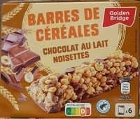 Barres de céréales Chocolat au lait noisette
