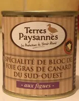Specialite de bloc de foie gras de canard du sud ouest