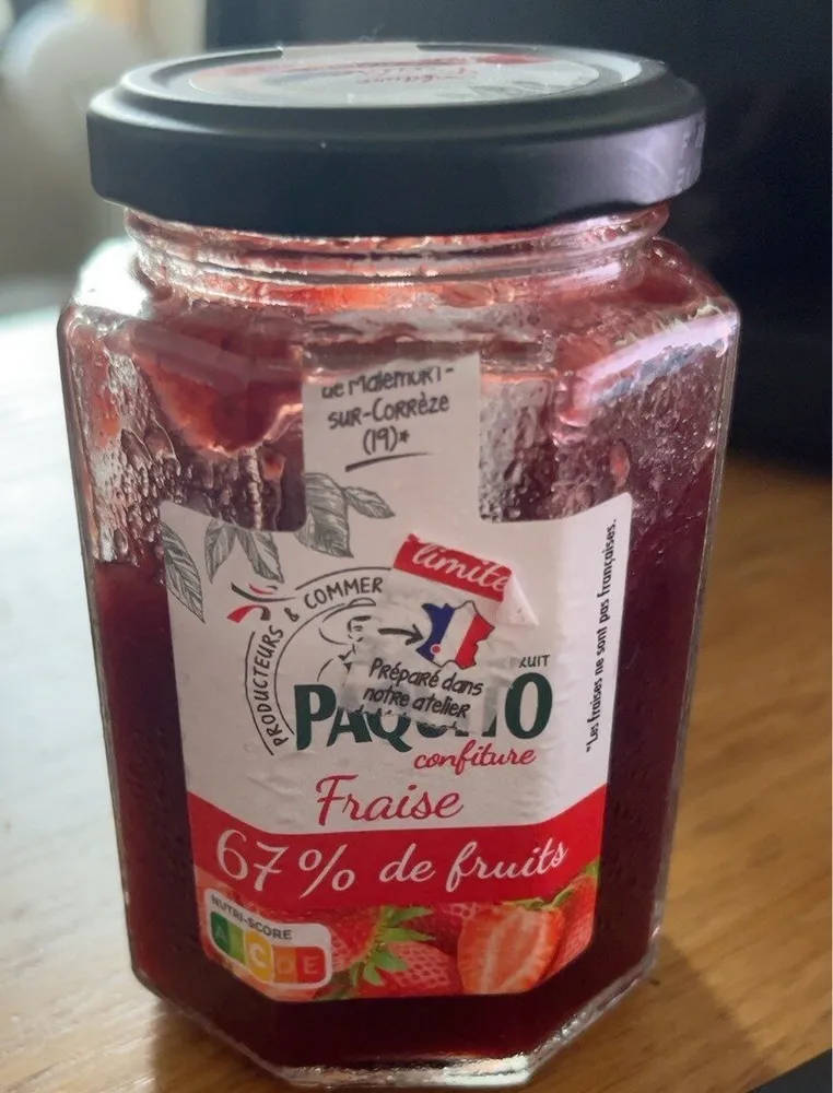 Confiture de fraise