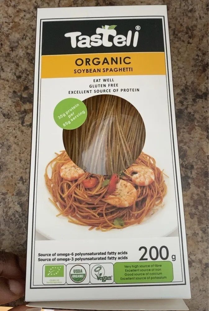 Organic soybean spaghetti