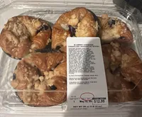 Blueberry Cheesecake Caramelized Croissant