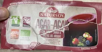 Agar-agar con uva y sabor a frutas del bosque