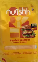 Tranches végétales saveur cheddar
