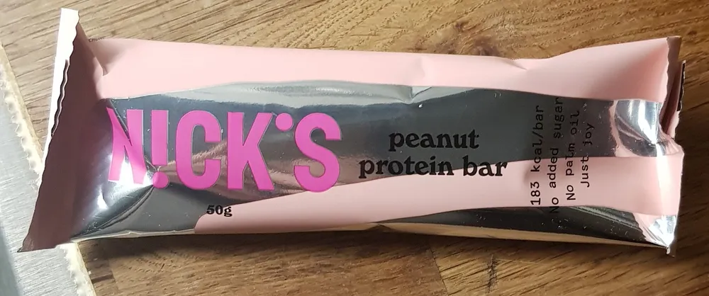 Nicks peanut protein bar