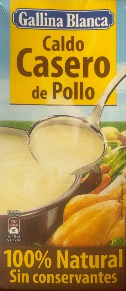 Caldo Casero de Pollo