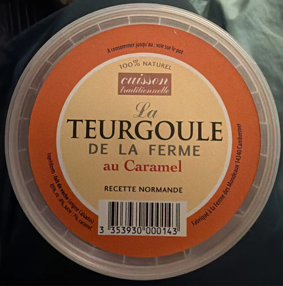 TEURGOULE DE LA FERME au Caramel