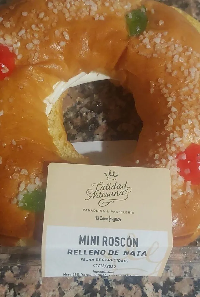 Mini Roscón Relleno de Nata