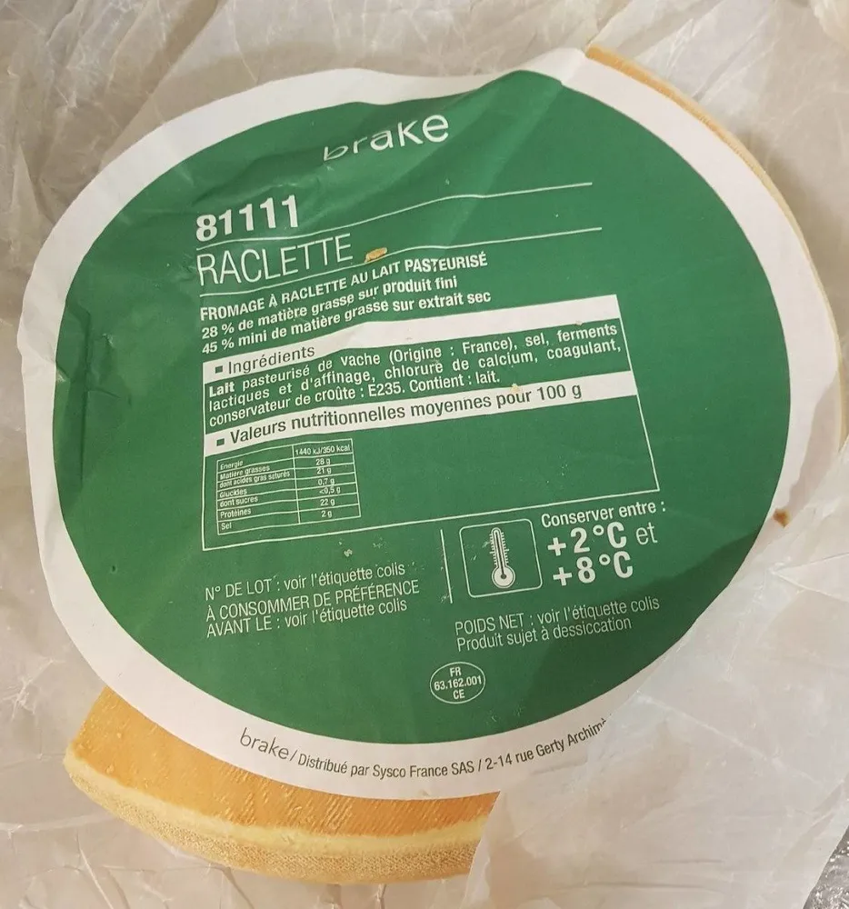 Fromage à raclette