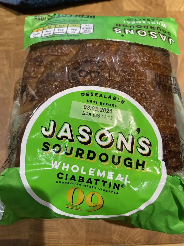 Sourdough Wholemeal Ciabattin Bread
